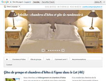 Tablet Screenshot of chambres-hotes-figeac.com
